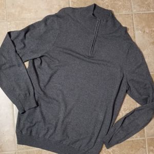 Mens Tall Croft & Barrow ¼ Zip Up Pullover Sweater